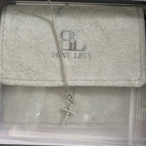Bony Levy Diamond Cross Necklace with original packaging